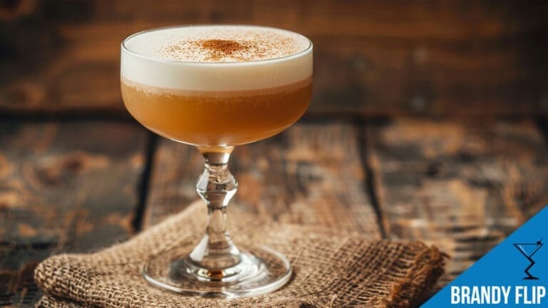 Brandy Flip Cocktail