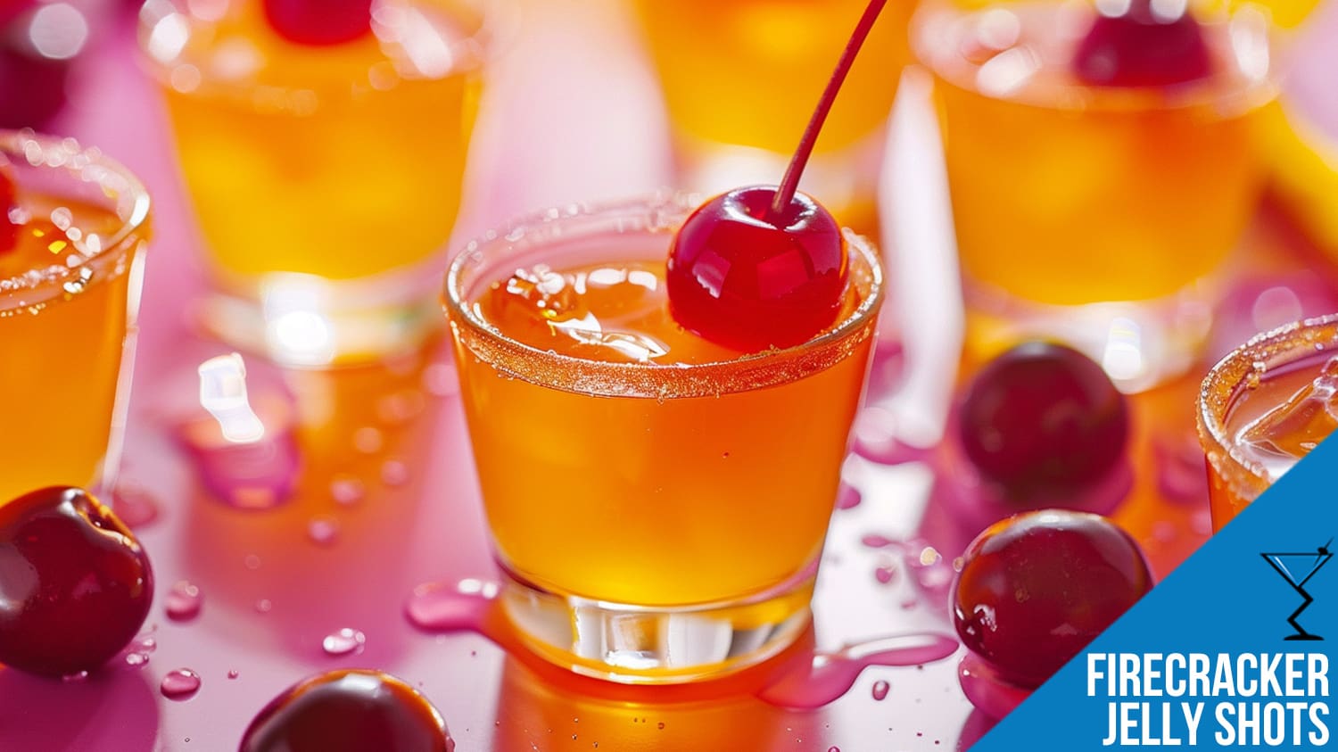 Orange Firecracker Jelly Shots