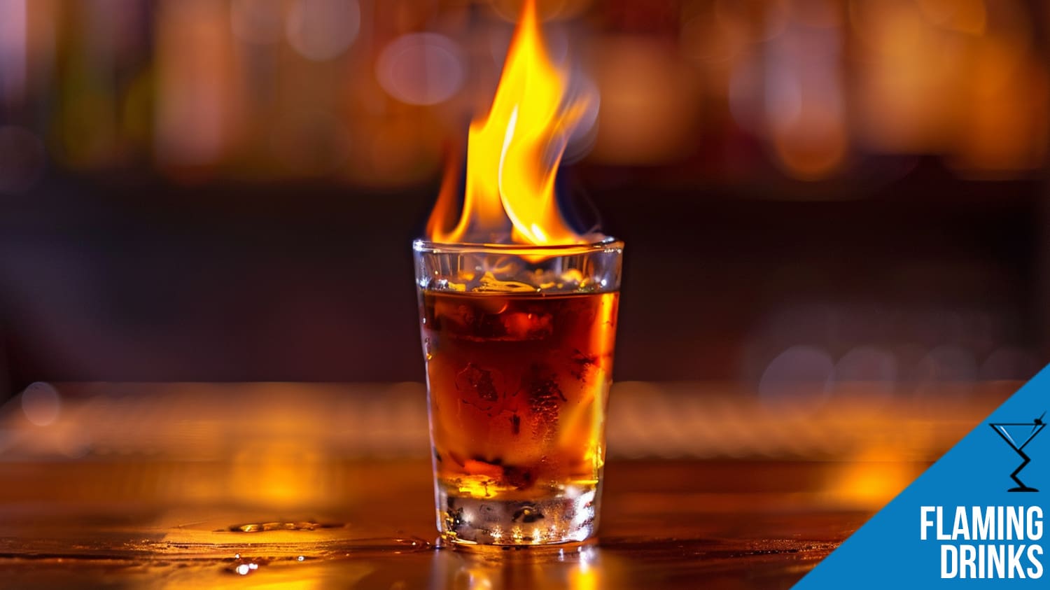 Flaming Cocktails