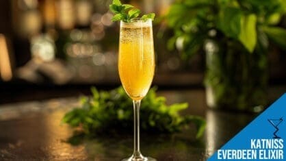 Katniss Everdeen Elixir Cocktail Recipe - Sparkling Hunger Games Drink