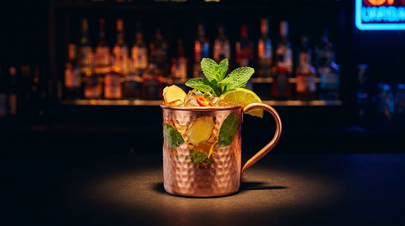 Spicy Ginger Mint Mule