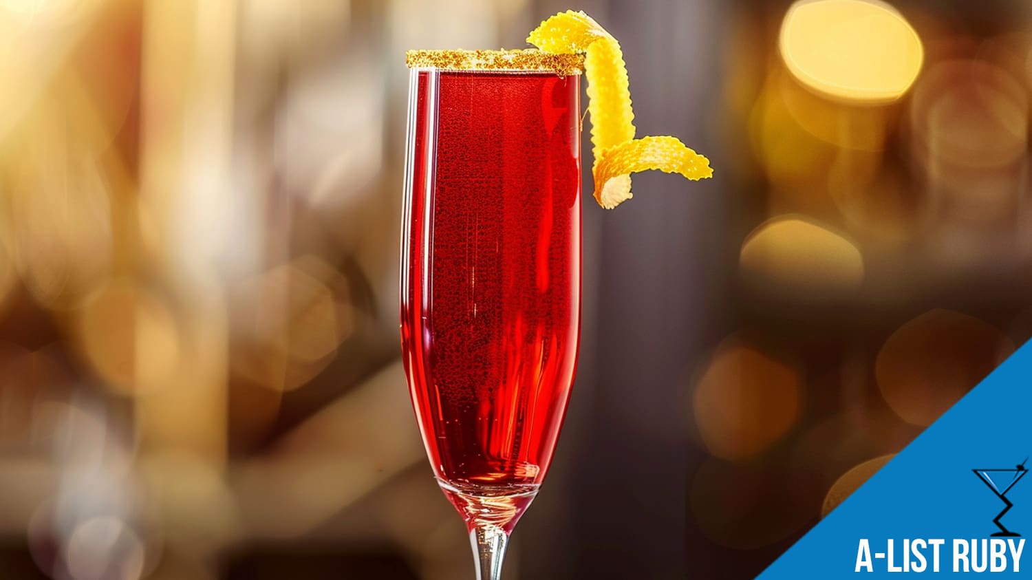 A-List Ruby Cocktail