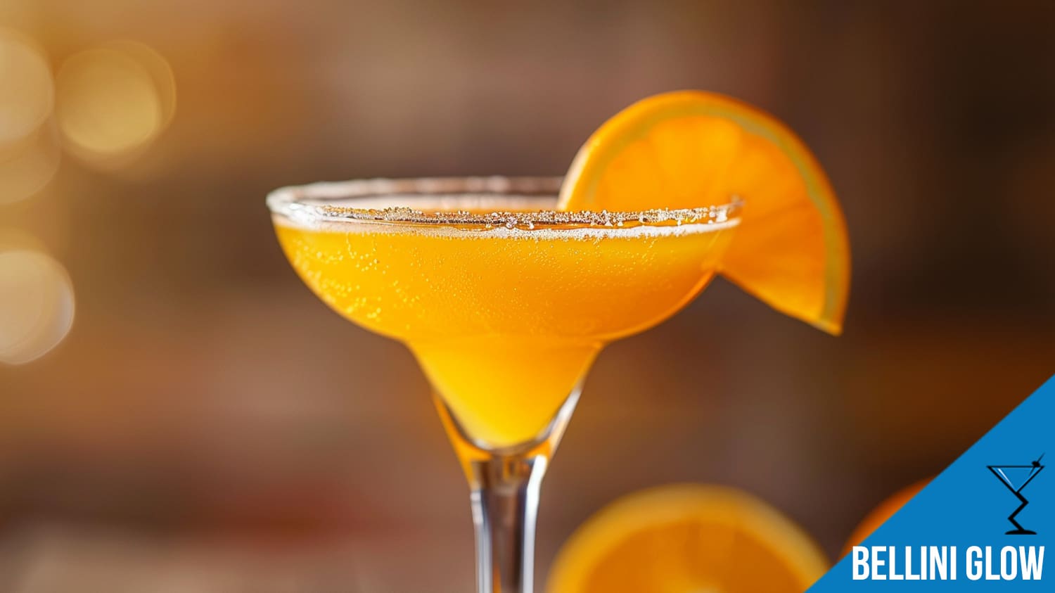 Bellini Glow Cocktail