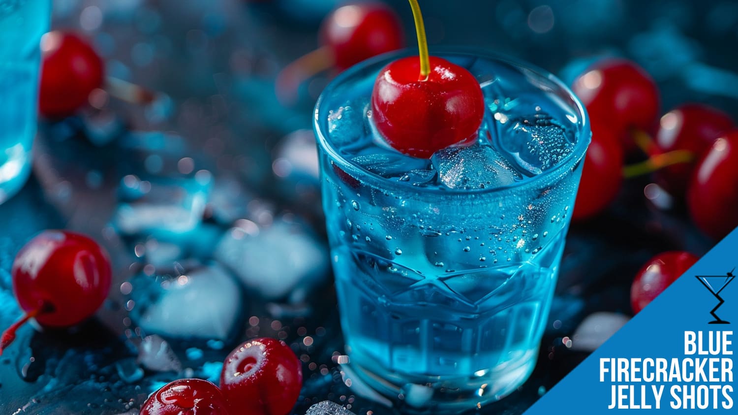 Blue Firecracker Jelly Shots