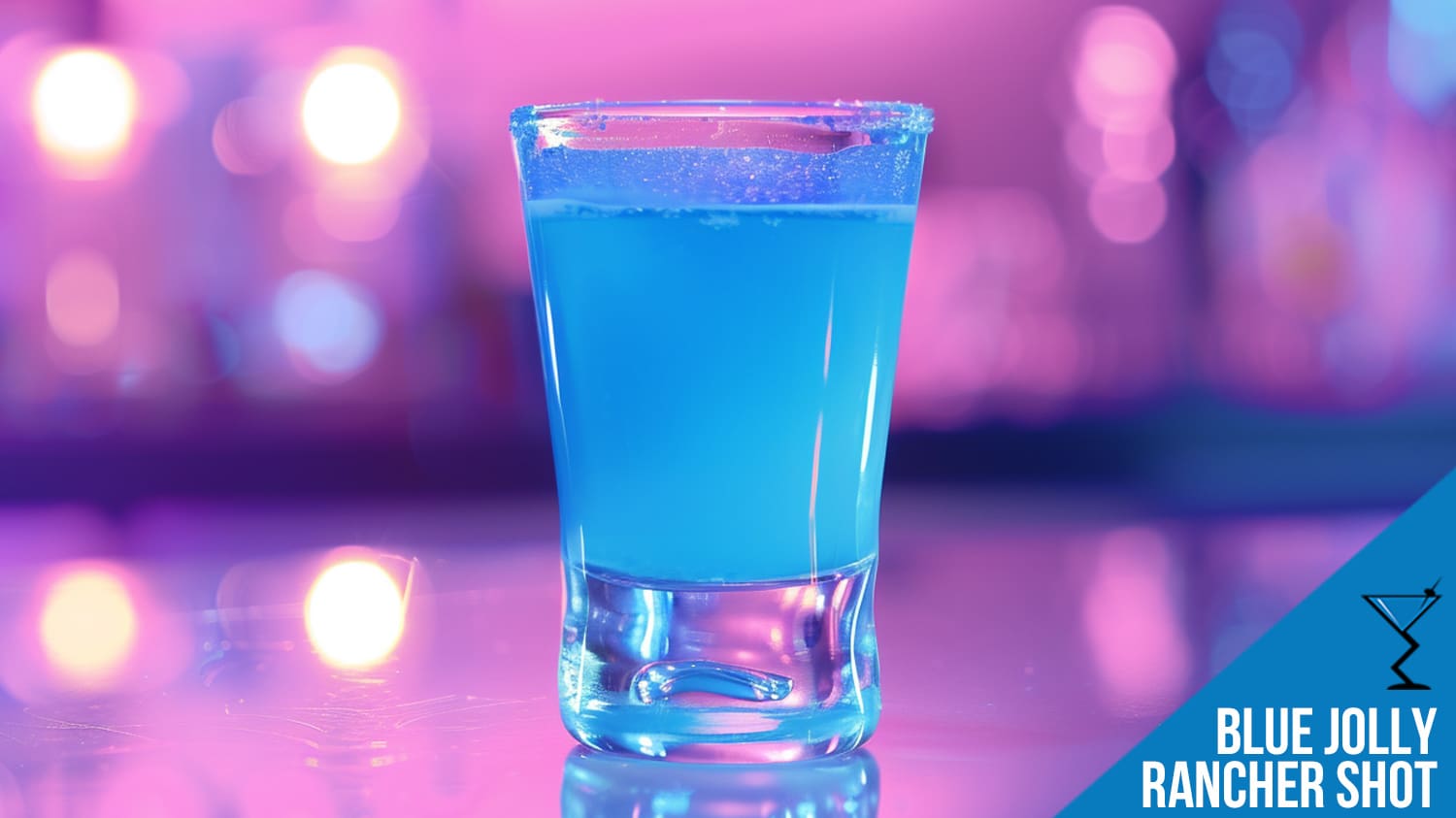 Blue Jolly Rancher Shot