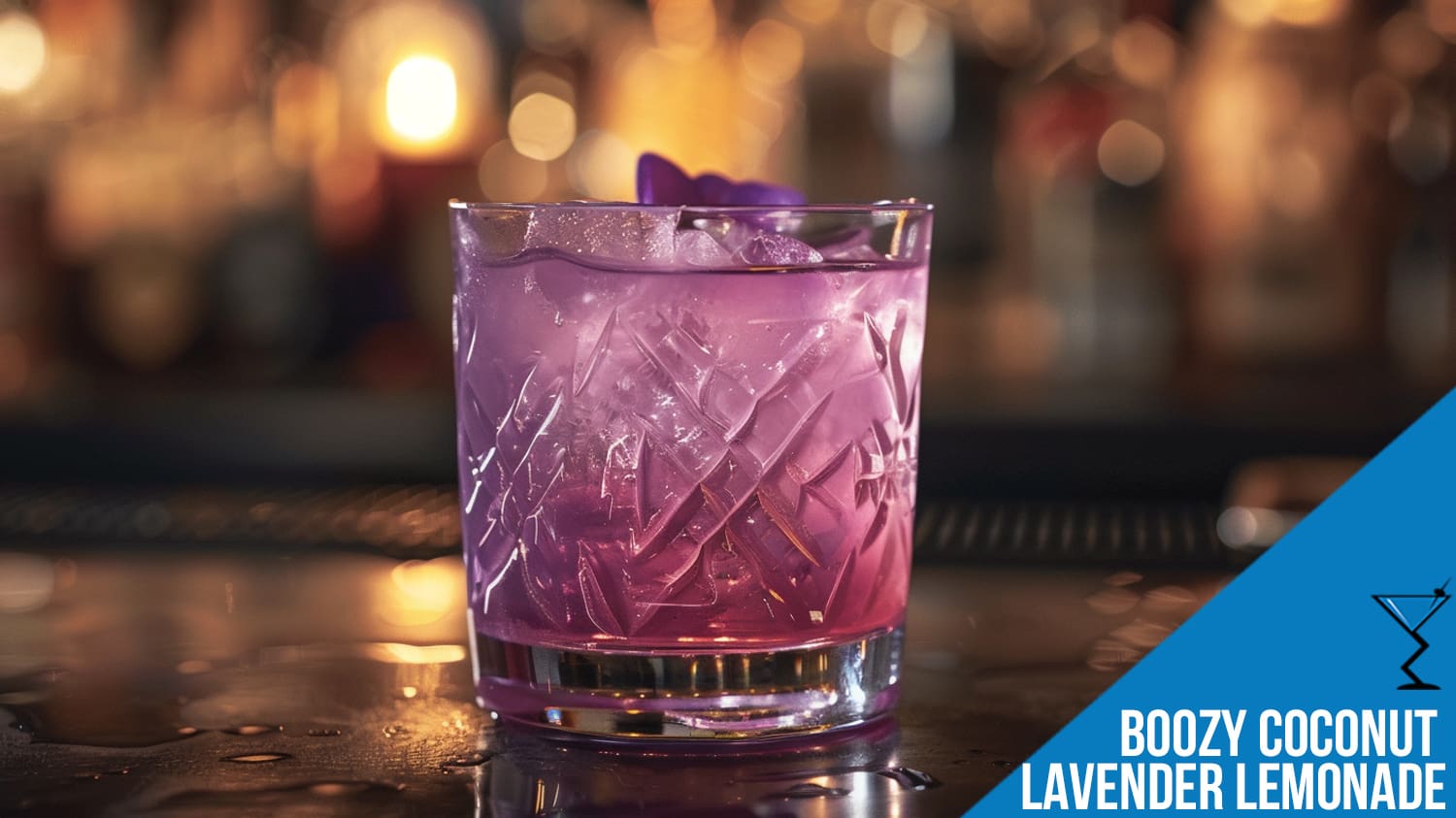 Boozy Coconut Lavender Lemonade