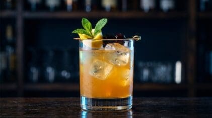 Fuzzy Martini cocktail