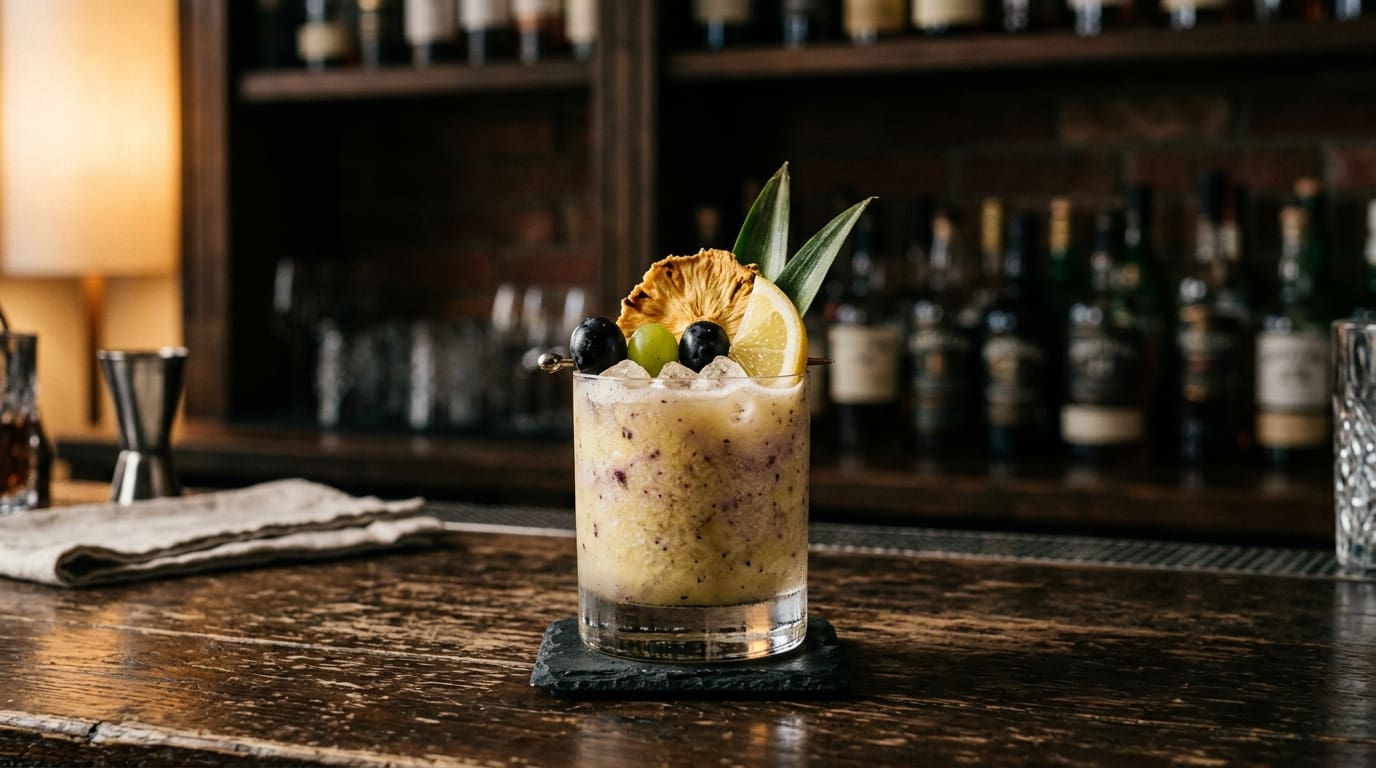 Grape-Lemon-Pineapple Smoothie